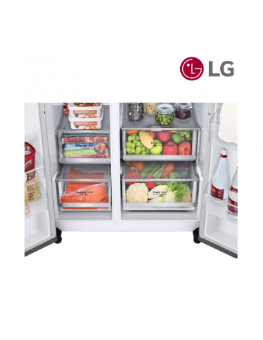 Réfrigérateur Américain 2 portes LG 635L...