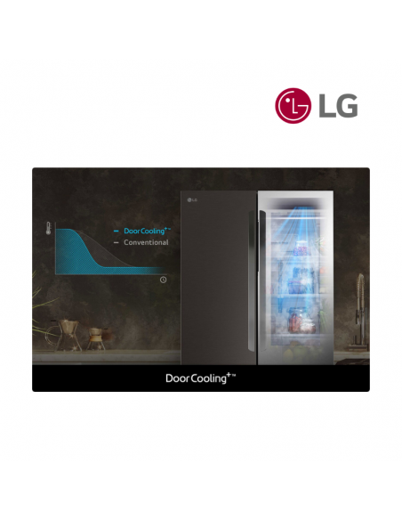 Réfrigérateur Multi-Portes LG 750L Instaview GMZ765SBHJ