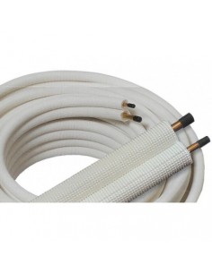 Kit 5 métres cuivre pré-isolé 1/4 1/2