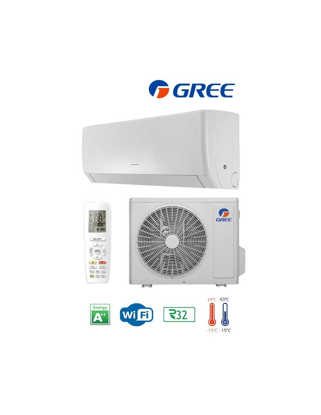 Climatiseur Mural Gree 18000btu Gwh18agd K6dna1a 0291