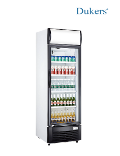 Réfrigérateur vitrine 1 porte DUKERS 282L LG-282B