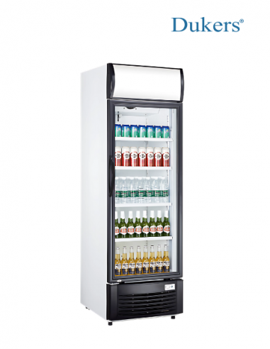 Réfrigérateur vitrine 1 porte DUKERS 282L LG-282B