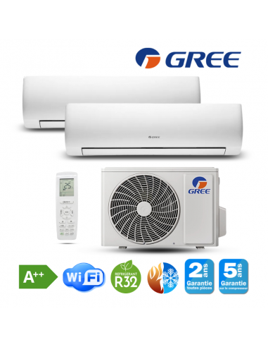 Climatiseur bi-split GREE 2*9000 BTU...