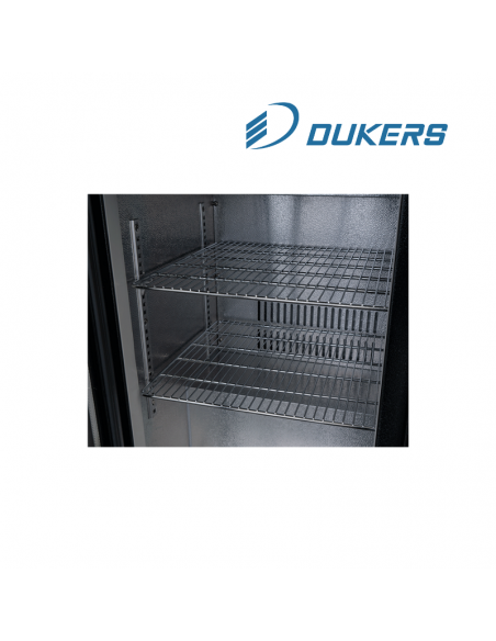 Arrière-bar réfrigéré 2 portes coulissantes DUKERS 197L LG-198S