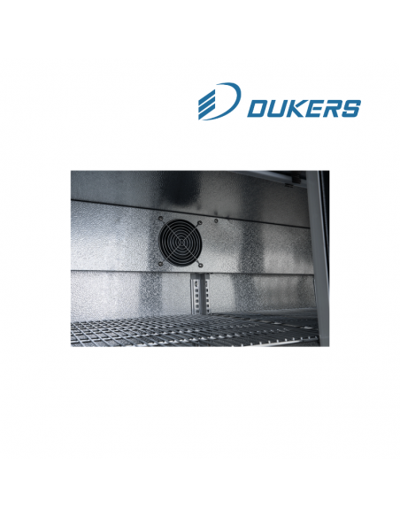 Arrière-bar réfrigéré 2 portes coulissantes DUKERS 197L LG-198S